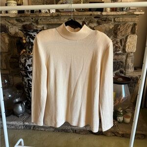 ST. JOHN COLLECTION by Marie Gray Knit Mock Neck Sweater